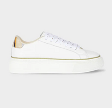 Load image into Gallery viewer, Ps Paul Smith - White Leather &#39;Guppy&#39; Platform Trainers
