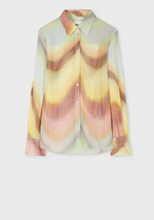 Load image into Gallery viewer, Ps Paul Smith - Women&#39;s &#39;Gradient Wave&#39; Crinkle Georgette Blouse
