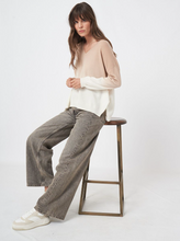 Load image into Gallery viewer, Repeat - Dip-dye cashmere sweater with V-neck
