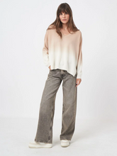 Load image into Gallery viewer, Repeat - Dip-dye cashmere sweater with V-neck
