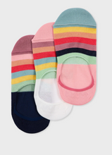 Load image into Gallery viewer, Ps Paul Smith  - Women&#39;s &#39;Swirl&#39; Three Pack Loafer Socks
