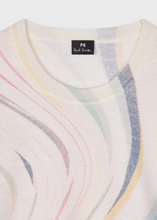 Load image into Gallery viewer, Ps Paul Smith - Women&#39;s &#39;Faded Swirl&#39; Short Sleeve Wool Knitted Top
