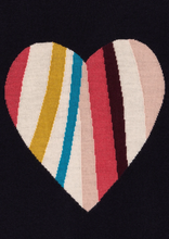 Load image into Gallery viewer, Ps Paul Smith - Women&#39;s Navy Wool &#39;Swirl&#39; Heart Sweater
