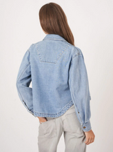 Load image into Gallery viewer, Repeat - Soft cropped denim jacket
