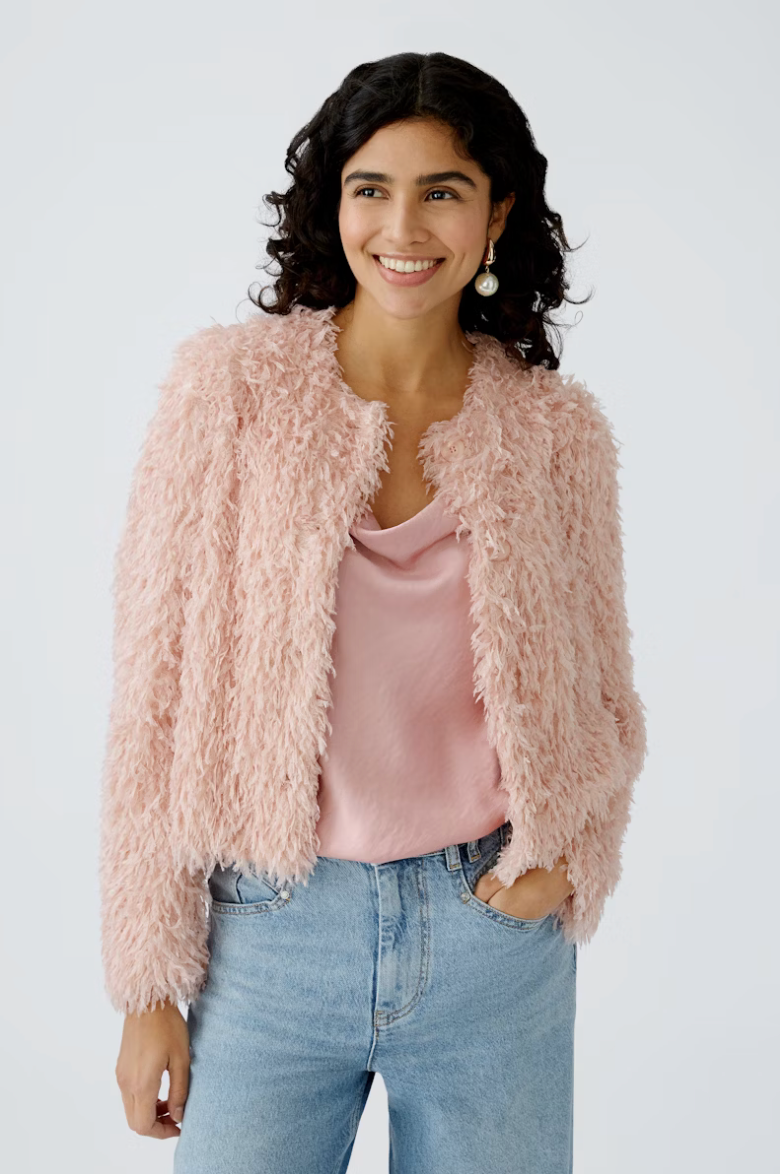 Oui - Jacket in pale mauve