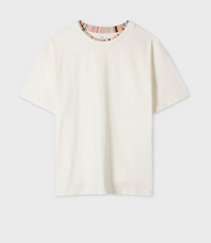Load image into Gallery viewer, Ps Paul Smith - Women&#39;s Cream &#39;Swirl&#39; Neck T-Shirt
