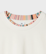 Load image into Gallery viewer, Ps Paul Smith - Women&#39;s Cream &#39;Swirl&#39; Neck T-Shirt
