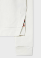 Load image into Gallery viewer, Ps Paul Smith - Women&#39;s Ecru Sweatshirt with &#39;Swirl&#39; Trim
