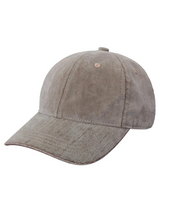 Load image into Gallery viewer, Yaya - Velour-coated cap in Brown
