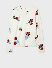 Load image into Gallery viewer, Ps Paul Smith - Women&#39;s White &#39;Hazy Floral&#39; Long Sleeve T-Shirt
