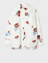 Load image into Gallery viewer, Ps Paul Smith - Women&#39; White &#39;Hazy Floral&#39; Cotton Shirt
