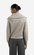 Load image into Gallery viewer, Yaya - Soft zip-up cardigan with wide collar
