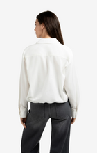 Load image into Gallery viewer, Yaya - Layered blouse with tie detail and long sleeves
