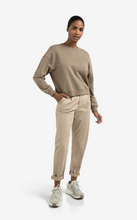 Load image into Gallery viewer, Yaya - Trousers with pleats and chino pockets in Sand
