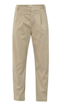 Load image into Gallery viewer, Yaya - Trousers with pleats and chino pockets in Sand
