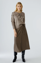 Load image into Gallery viewer, Oui - Wrap skirt - taupe

