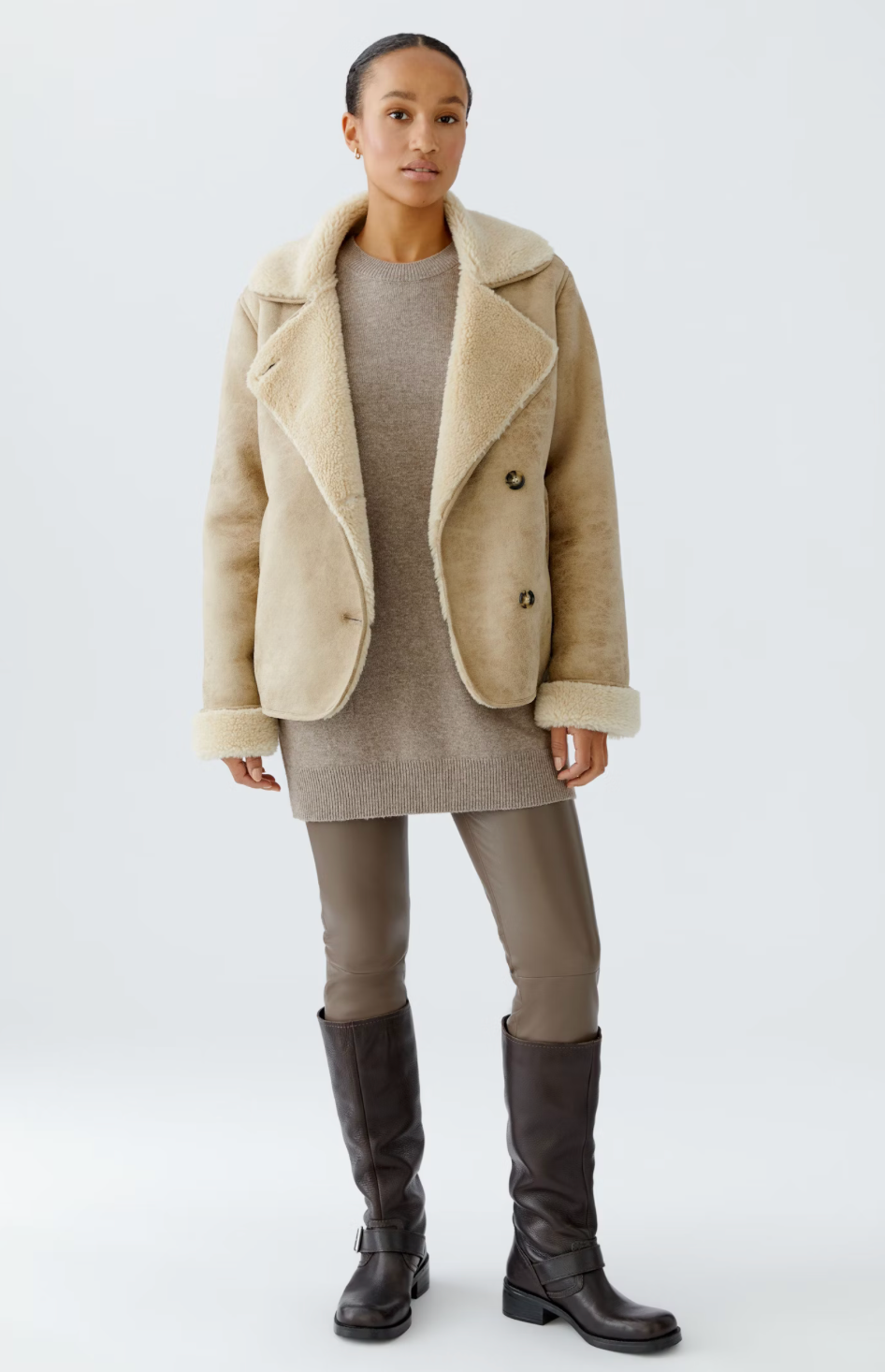 Oui - Outdoor jacket - stone