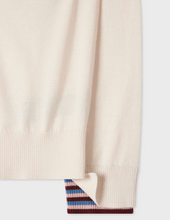 Load image into Gallery viewer, Ps Paul Smith - Women&#39;s Cream Merino Wool Knit Collared Sweater

