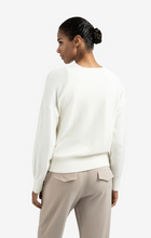 Load image into Gallery viewer, Yaya - Knitted sweater with deep V-neck and layered top
