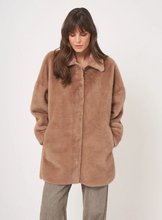 Load image into Gallery viewer, Repeat - Reversible Oversized Faux Mink Jacket
