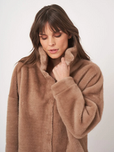 Load image into Gallery viewer, Repeat - Reversible Oversized Faux Mink Jacket
