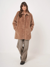 Load image into Gallery viewer, Repeat - Reversible Oversized Faux Mink Jacket
