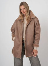Load image into Gallery viewer, Repeat - Reversible Oversized Faux Mink Jacket
