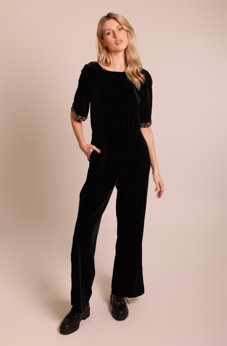 Traffic People - No Going Back Jumpsuit in Black