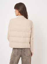 Load image into Gallery viewer, Repeat - Reversible Sleeveless Cable Knit Down Vest
