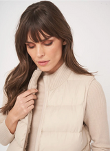 Load image into Gallery viewer, Repeat - Reversible Sleeveless Cable Knit Down Vest
