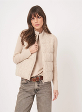 Load image into Gallery viewer, Repeat - Reversible Sleeveless Cable Knit Down Vest
