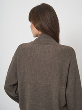 Load image into Gallery viewer, Repeat - 3/4 Sleeve Merino Wool Sweater With Stand Collar
