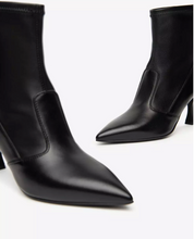 Load image into Gallery viewer, Nerogiardini - Women’s Leather and Technical Fabric Ankle Boots
