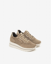 Load image into Gallery viewer, Nerogiardini - Women’s Suede and Technical Fabric Sneakers
