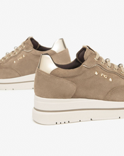 Load image into Gallery viewer, Nerogiardini - Women’s Suede and Technical Fabric Sneakers
