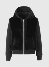 Load image into Gallery viewer, Mackage - GWENDAL Reversible Faux Fur Hoodie in Black
