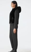 Load image into Gallery viewer, Mackage - GWENDAL Reversible Faux Fur Hoodie in Black
