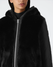 Load image into Gallery viewer, Mackage - GWENDAL Reversible Faux Fur Hoodie in Black
