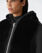 Load image into Gallery viewer, Mackage - GWENDAL Reversible Faux Fur Hoodie in Black
