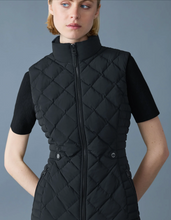 Load image into Gallery viewer, Mackage - STEFANIA Diamond Quilted Down Vest in Black
