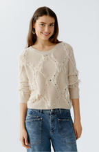 Load image into Gallery viewer, Oui - Pullover - light beige mel
