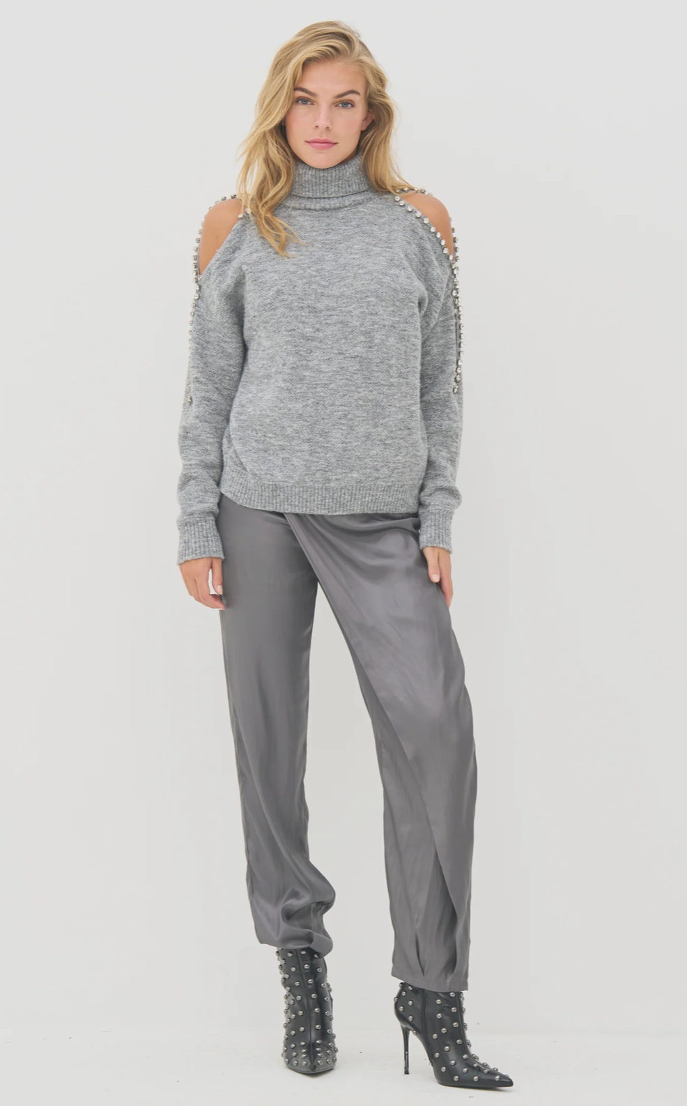 Nu Denmark - Bodil Rose Neck Jumper