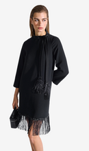 Load image into Gallery viewer, Riani - Dress with Feather Hem
