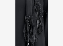 Load image into Gallery viewer, Riani - Dress with Feather Hem
