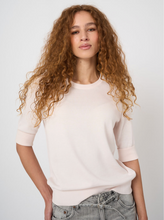 Load image into Gallery viewer, Repeat - Fine-Knit Cotton-Blend Short-Sleeve Sweater
