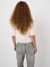 Load image into Gallery viewer, Repeat - Fine-Knit Cotton-Blend Short-Sleeve Sweater
