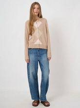 Load image into Gallery viewer, Repeat - Luxury Organic Cashmere Argyle Cardigan

