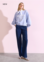 Load image into Gallery viewer, Riani - New Horizon Sweatshirt with Print in Powder Blue
