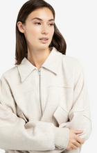 Load image into Gallery viewer, Yaya - Sweat jacket with patch pockets and zip front closure
