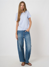 Load image into Gallery viewer, Repeat - Women’s Stretch Silk Top With Rolled Sleeves
